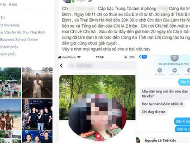 Tin tức trong ngày - Vụ nữ trung tá công an bị tố "quỵt" tiền: Tài xế taxi vẫn chưa nhận được tiền còn thiếu