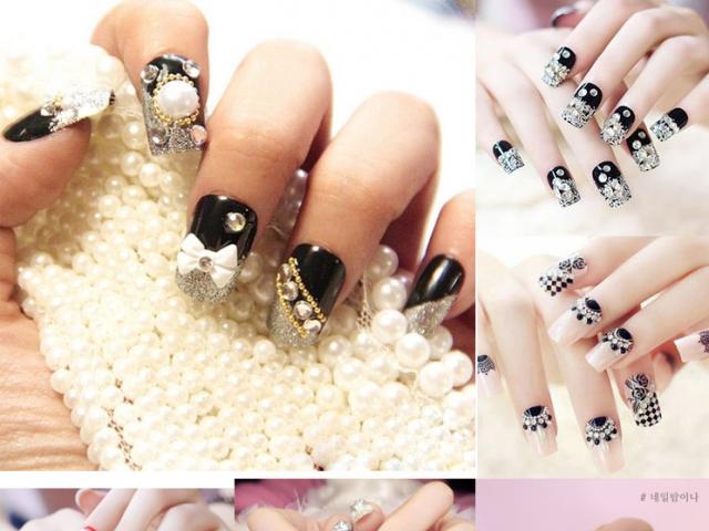 Làm đẹp - Những mẫu nail xinh đơn giản nhẹ nhàng hot nhất hiện nay