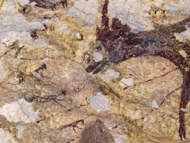 Thế giới - Sinh vật nửa người, nửa thú trong bức tranh hang động cổ xưa nhất thế giới