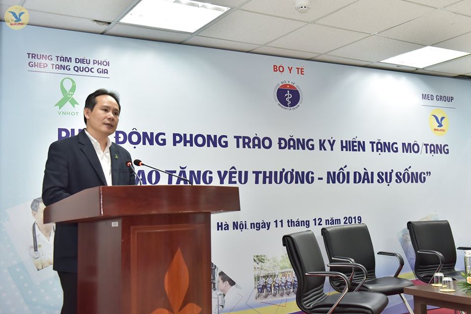 Ông Nguyễn Hoàng Phúc, Phó Giám đốc Trung tâm Điều phối ghép tạng quốc gia&nbsp;