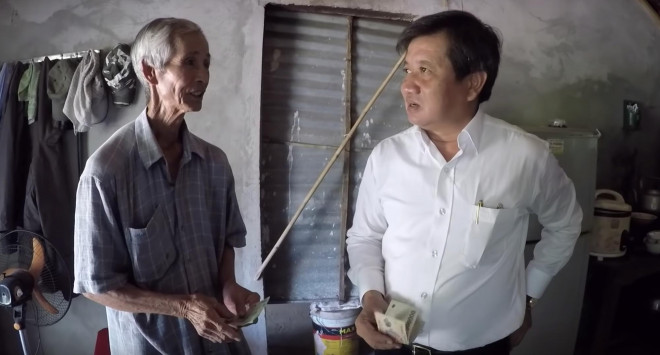 Ông Đoàn Ngọc Hải sau khi nghỉ việc đã tham gia các hoạt động từ thiện