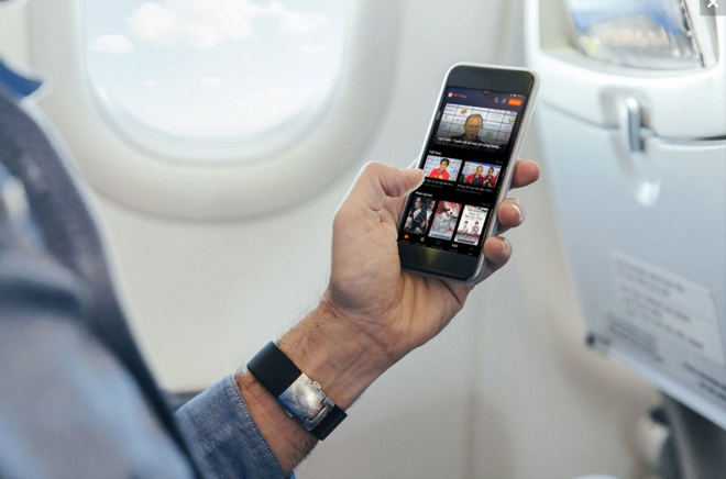 Trải nghiệm FPT Play trên Vietnam Airlines