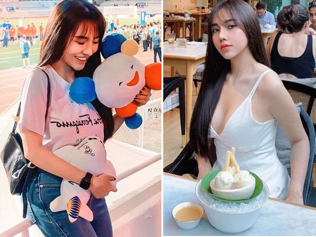 Bạn trẻ - Cuộc sống - Bạn gái xinh đẹp của Hoàng Đức khoe ảnh linh vật SEA Games 30 gây sốt mạng