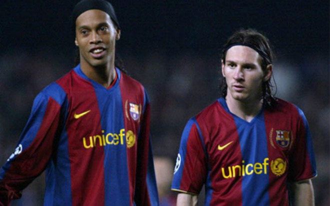 Ronaldinho và Messi