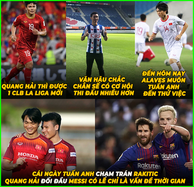 Fan Việt mơ Tuấn Anh, Quang Hải đối đầu với Messi.