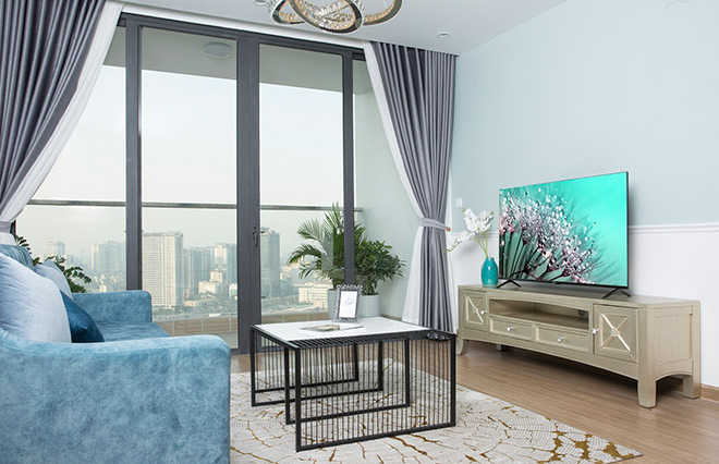  Hình ảnh những mẫu sản phẩm Ti vi thông minh đầu tiên của Vsmart, với điểm nổi trội là sử dụng hệ điều hành Android có bản quyền trực tiếp từ Google.