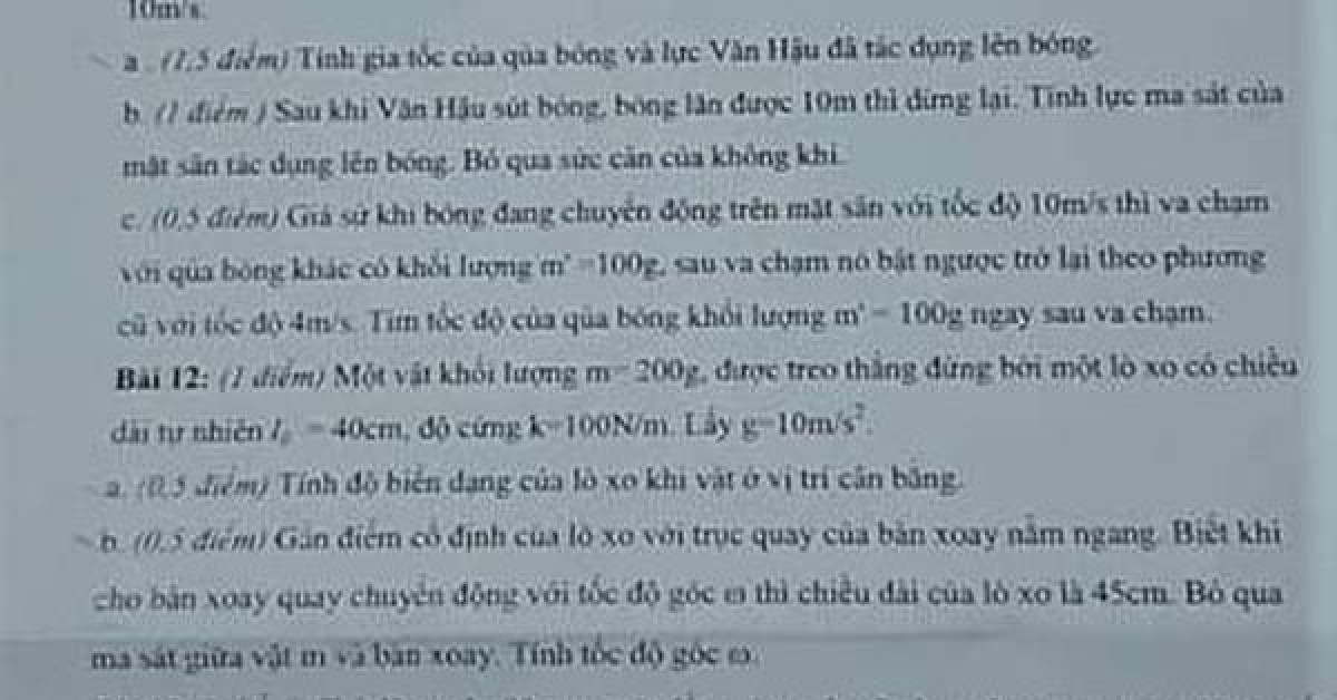 Giáo dục - du học - Hải Phòng: Đưa cú sút bóng của Văn Hậu vào đề thi