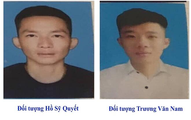 Hai đối tượng Quyết và Nam