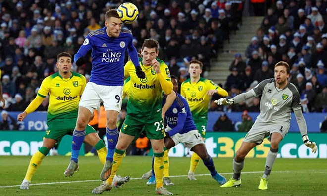 Video highlight trận Leicester - Norwich: Vardy ghi dấu, kết quả ngỡ ngàng - 1