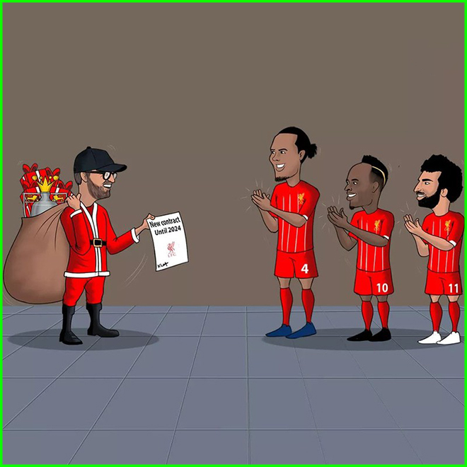 Món quà đầy ý nghĩa vào dịp giáng sinh của Liverpool.