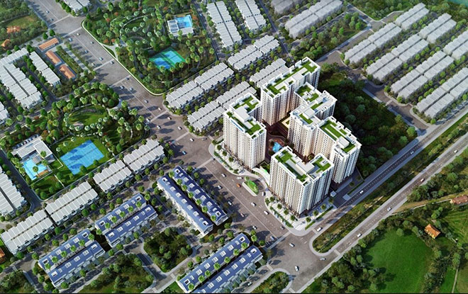 Lovera Vista có quy mô 1,8ha, gồm 5 tòa tháp với 1.310 căn hộ, thuộc khu Nam TP.HCM.