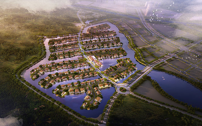 Ecopark Grand The Island chính thức khởi công vào đầu tháng 1/2019 và hoàn thành đúng tiến độ 3 nhánh đảo đầu tiên trước tết.