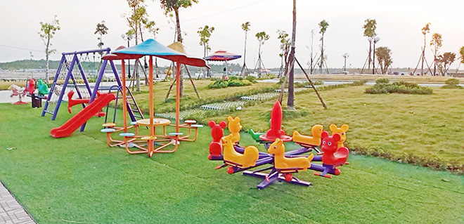 Golden Future City chuẩn bị bàn giao nền cho khách hàng - 4