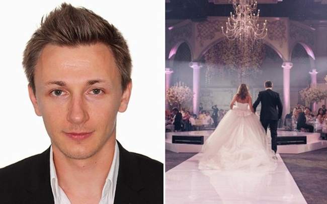 Mới đây, các tờ báo của Anh đăng tải hình ảnh đám cưới của Maksim Yakubets, 32 tuổi, sống ở Nga gây xôn xao.