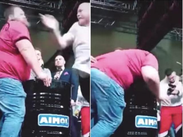 Thể thao - "Vua tát" 150kg xưng bá khắp nơi, gặp cao thủ ăn đòn cắm mặt