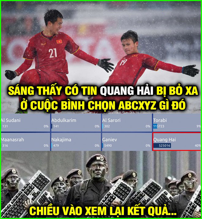 Và "anh hùng bàn phím" Việt Nam được dịp để thể hiện sức mạnh.