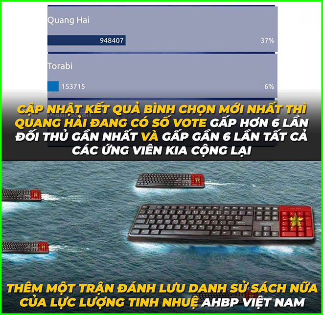 Lực lượng "anh hùng bàn phím" Việt Nam đánh đâu thắng đấy.