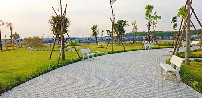 Công viên trung tâm của Golden Future City đã hoàn thành và sẽ tổ chức lễ khánh thành vào ngày 21-12-2019.