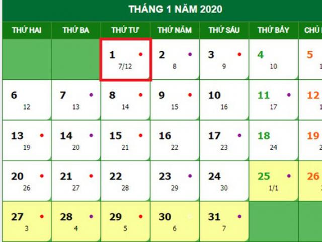 Giáo dục - du học - Tết Dương lịch năm 2020, học sinh cả nước được nghỉ bao nhiêu ngày?