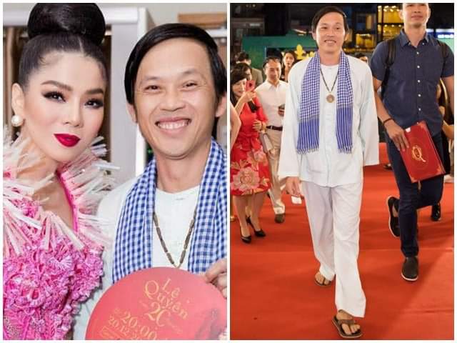 Ca nhạc - MTV - Hoài Linh mặc áo bà ba, mang dép lào đi xem show 30 tỷ của Lệ Quyên