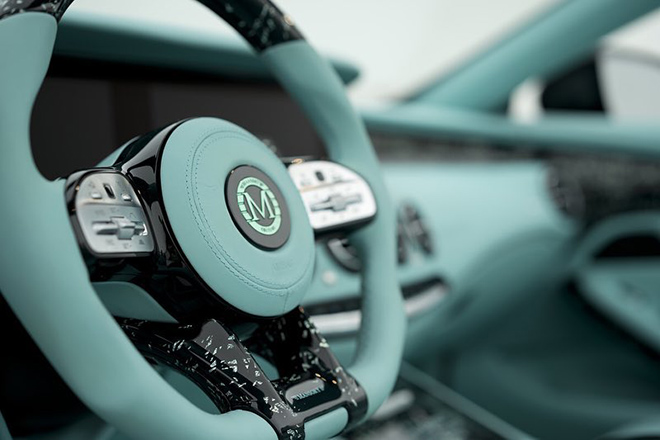 Hãng độ Mansory “lột xác” Mercedes-Benz S63 AMG màu xanh độc đáo - 6