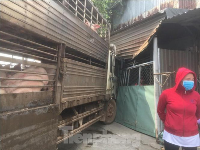 Xe tải tông vào nhà dân