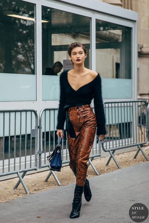 Dắt túi 1001 kiểu mặc gợi cảm mùa đông - 3