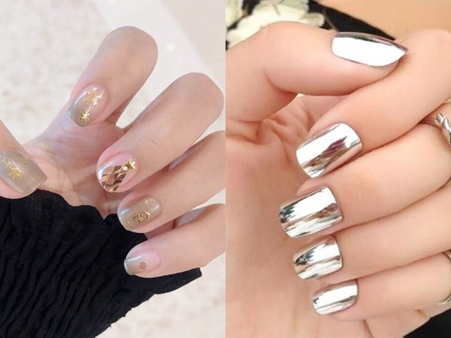Làm đẹp - Tổng hợp những mẫu nail lấp lánh cực mới lạ cho Giáng sinh, nàng nào cũng mê