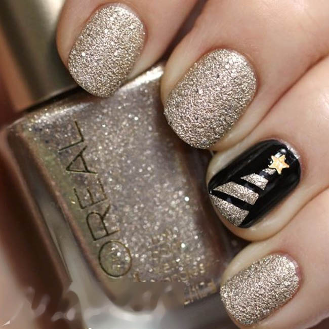 Tổng hợp những mẫu nail lấp lánh cực mới lạ cho Giáng sinh, nàng nào cũng mê - 10