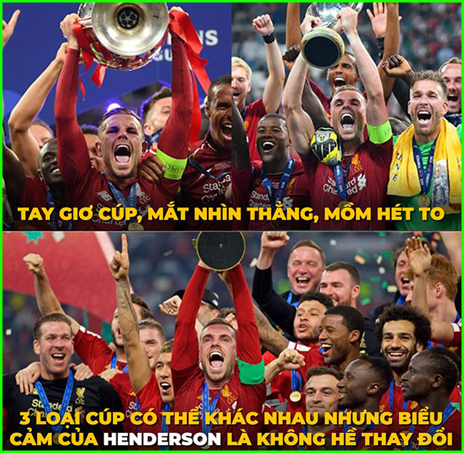 Ăn mừng cũng phải có phong cách riêng của mình chứ.
