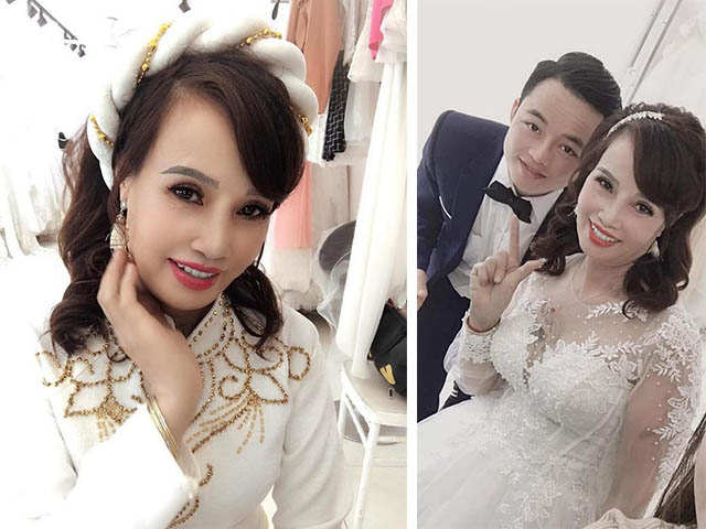 Bạn trẻ - Cuộc sống - Cô dâu 62 tuổi cùng chồng trẻ chụp lại ảnh cưới sau "tân trang" nhan sắc HOT nhất tuần