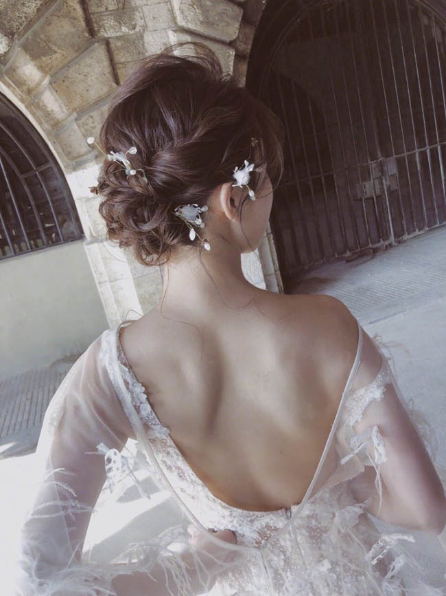 11 kiểu tóc Hàn Quốc cực đẹp cho cô dâu xinh ngất ngây như nàng thơ - 2