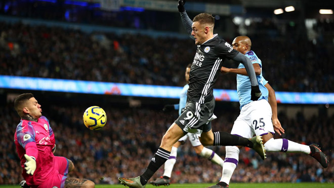 Trực tiếp bóng đá Man City - Leicester: Nỗ lực không thành - 9
