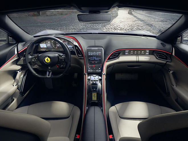 Siêu ngựa Ferrari Roma 2020 mang động cơ V8 3.9L cùng bộ Turbo kép đầy mạnh mẽ - 6