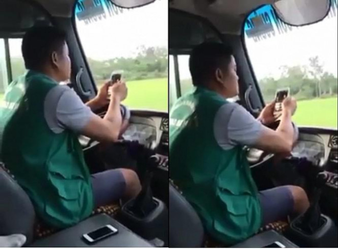 Tài xế Cao Như Ý. Ảnh cắt từ clip.