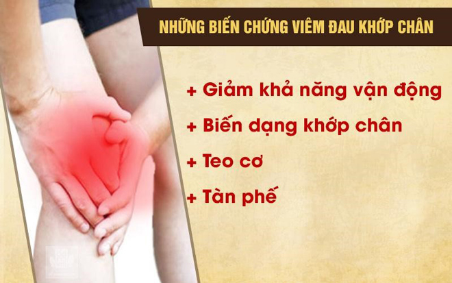 Viêm đau khớp chân: Nguyên nhân, cách chữa hiệu quả hết đau nhức - 1