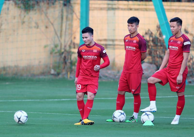 Quang Hải luôn có mặt trong các đội tuyển Việt Nam trong suốt hai năm qua dưới thời HLV Park Hang-seo. Ảnh: NGỌC DUNG.