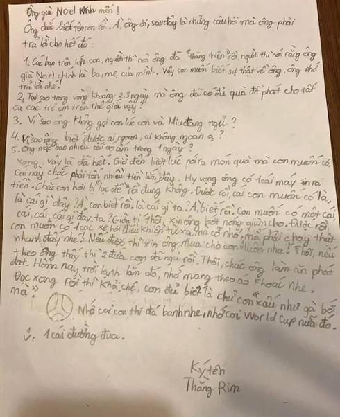 Ông già Noel 'cười ra nước mắt' khi nhận được 'tâm thư' xin quà của các bạn nhỏ - 4