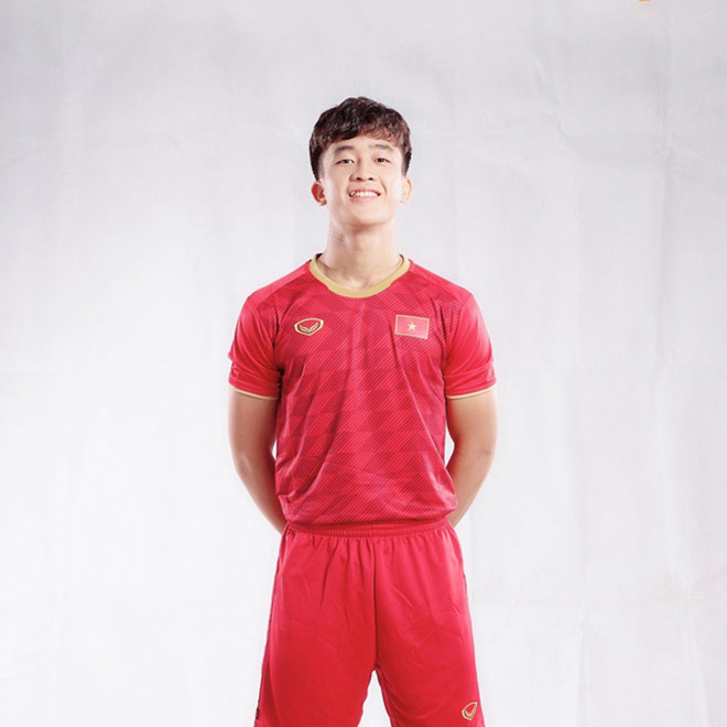 Cầu thủ Danh Trung là một gương mặt trẻ trong đội hình U23 Việt Nam của thầy Park Hang-seo