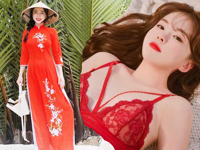 Thời trang - "Thiên thần Hàn gây sốt ở Hội An" mặc nội y Noel