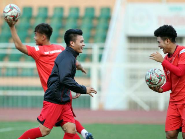 Thầy Park kiểm tra thể lực U23 Việt Nam, Quang Hải & Đức Chinh bở hơi tai