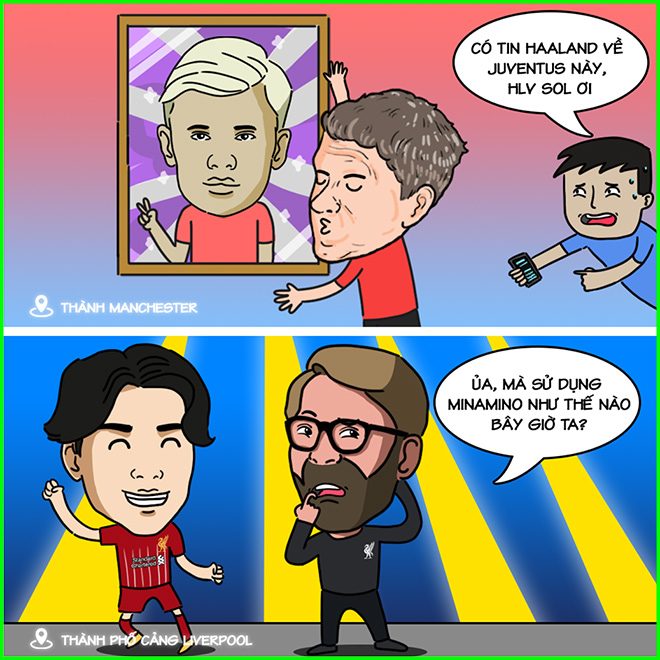 MU thì nhận trái đắng với "bom tấn", còn Klopp vẫn chưa biết cách sử dụng Minamino.