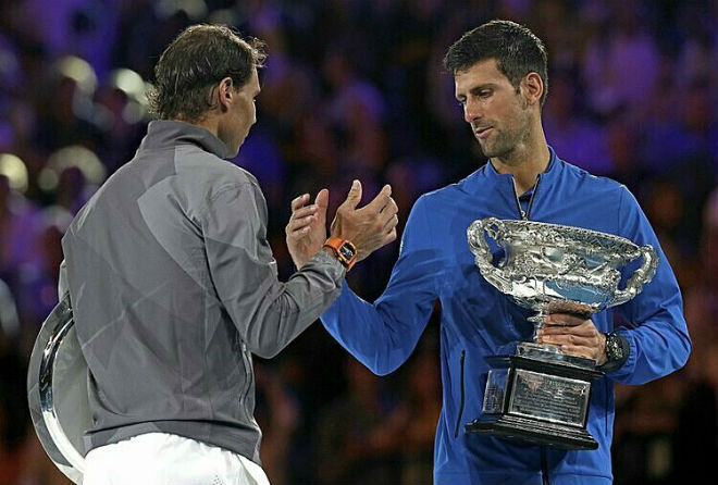 Nadal thua đau Djokovic ở trận chung kết đơn nam Australian Open 2019