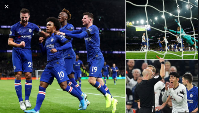 Chelsea gieo sầu cho "người cũ" Mourinho khi thắng 2-0 ngay trên sân của Tottenham