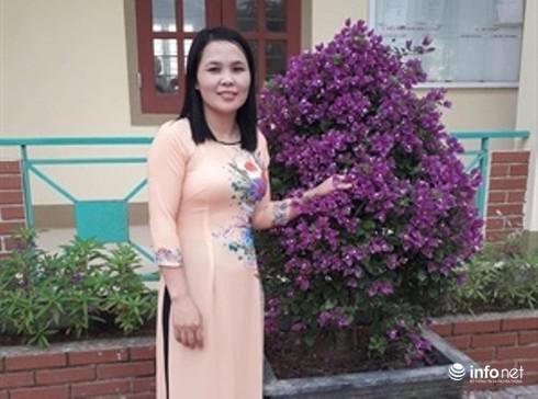 Cô giáo Nguyễn Thị Kim Huệ.