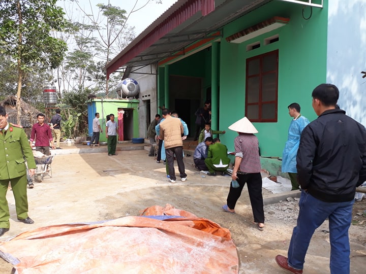 Hiện trường vụ án kinh hoàng