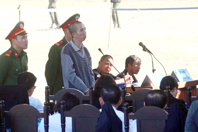 Bùi Văn Công phủ nhận toàn bộ cáo trạng tại phiên xét xử công khai