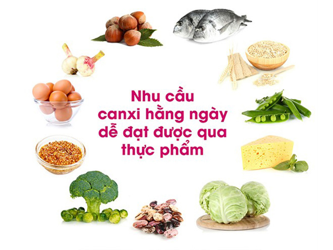 Thực phẩm giàu canxi cũng chứa nhiều phospho