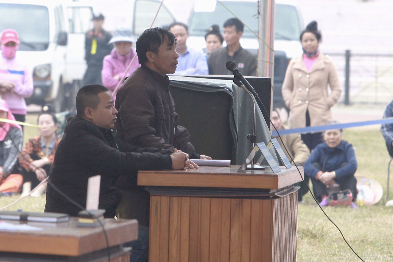 Đại diện gia đình nạn nhân, ông Cao Văn Hường được triệu tập đến phiên xét xử.
