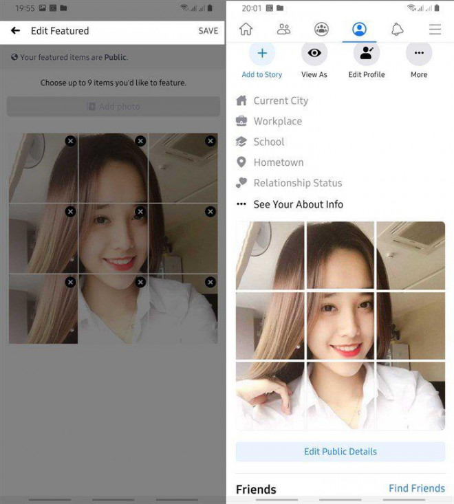 Hướng dẫn làm ảnh nổi bật Facebook ghép 9 tấm